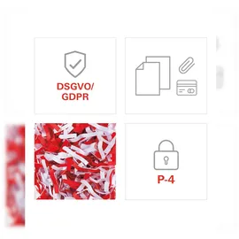 HSM SECURIO AF100 Partikelschnitt 4 x 25 mm