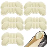 5 Paar Fersenpolster Schuhe Damen,Fersenkissen,Fersenschutz für Schuhe,Heel Pads,Selbstklebend,Gegen Reibung Blasen und Fußschmerzen,für Sommer,Absatzschuhe Damen,Heels,Fersen,Zu große Schuhe