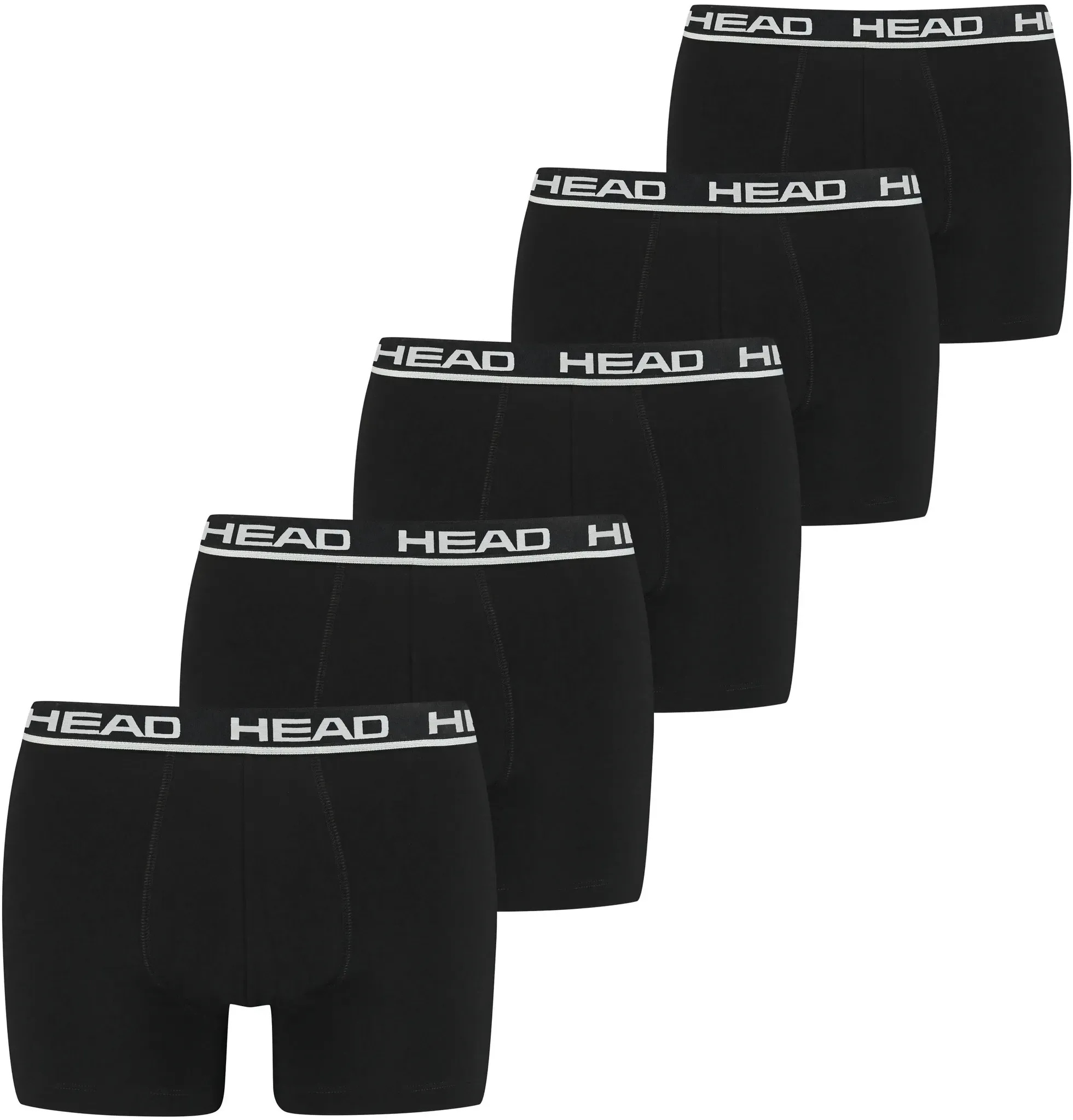 Head Boxershorts, (5er-Pack), mit elastischem Logobund Head black XL