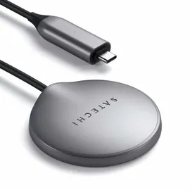Satechi ST-UCQIMCM Drinnen, USB Kabelloses Aufladen 1,5 m, Grau Weiß