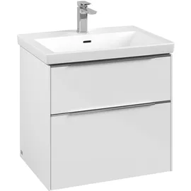 Villeroy & Boch Waschbeckenunterschrank 2 Auszüge 62,2 x 57,9 x 47,8 cm Brilliant White