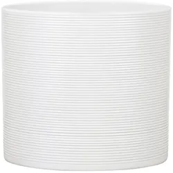 Scheurich runder Blumentopf 828 aus Keramik, Panna, 16 x 15 cm