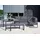 Kettler Ocean Casual Dining Dininglounge Tisch 112,5x112,5cm Aluminium/Polyester Dunkelgrau|Hellgrau
