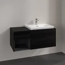 Villeroy & Boch Waschbeckenunterschrank 2 Auszüge 100,1 x 51,6 x 42,3 cm Schwarz