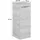 Fackelmann B.Clever Midischrank 30,2 x 81 x 32 cm Weiß