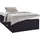 Westfalia Schlafkomfort Boxspringbett 120 x 200 cm Schwarz