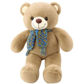 LeanToys Lean Plüsch Maskottchen Knuddeliger Teddybär 55 cm Braun