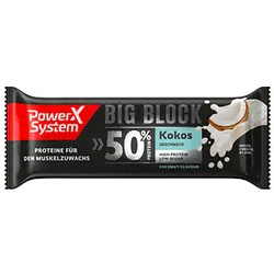 Power System BIG BLOCK 50% Proteinriegel 1 Riegel