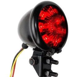 Motorrad LED Rücklicht mit Bremslicht und Dauerlicht Lumitecs TX43 mit E-Prüfzeichen rot