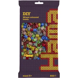 Hama Bügelperlen Maxi 500 Stück mehrfarbig