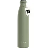 LARS NYSØM Lars-NysØm Trinkflasche Ren Sage Green, 1 liter Edelstahl, grün