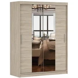 fabryka mebli idczak Schwebetürenschrank VISTA 01 150 x 200 x 61 cm Bronze