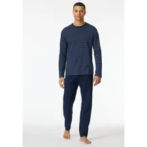 SCHIESSER Pyjama Casual Essentials Blau XXL