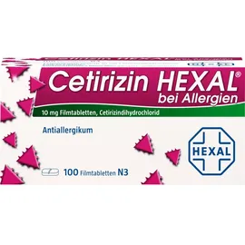 Hexal Cetirizin Hexal bei Allergien Filmtabletten 100 St.