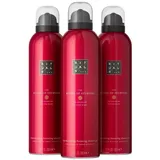 RITUALS The Ritual of Ayurveda Vorteilspack mit 3 x Duschschaum – Duschgel mit indischer Rose und Süßmandelöl – Ausgleichender Duft – Value Pack 3 x 200 ml