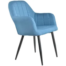 Hti-Living Albany Webstoff blau
