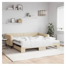 vidaXL Tagesbett 100 x 200 cm Creme