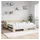 vidaXL Tagesbett 100 x 200 cm Creme