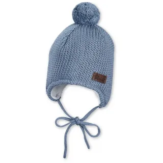 Sterntaler - Kid's Strickmütze Pompon - Mütze Gr 47 cm blau