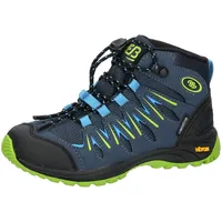 Brütting Expedition Kids High Traillaufschuhe, Marine/blau/Lemon, 26