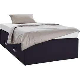 Westfalia Schlafkomfort Boxspringbett 120 x 200 cm Schwarz