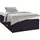 Westfalia Schlafkomfort Boxspringbett 120 x 200 cm Schwarz