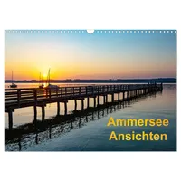 Calvendo Ammersee-Ansichten (Wandkalender 2026 DIN A3 quer), CALVENDO Monatskalender: