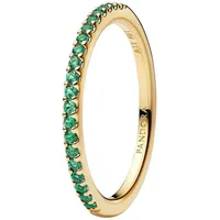 Pandora Damen-Ring Funkelndes Grün Halber Ewigkeits-Ring, 52/16,6