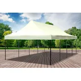 Faltpavillon Faltzelt Pavillon 4x8m Beige Gartenzelt Klappzelt Wasserdicht