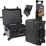 YPC Xplorer Case XXL Werkzeugkoffer leer schwarz 53cm x 40cm x 28,5cm