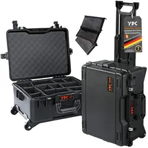 YPC Xplorer Case XXL Werkzeugkoffer leer schwarz 53cm x 40cm x 28,5cm