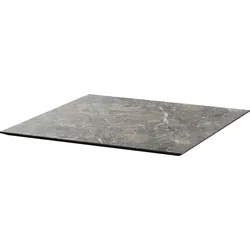 Tischplatte ESSENTIALS, grau (galaxy marble), B:70cm H:1,2cm T:70cm, Massivholz, Tischplatten, Tischplatte Esstischplatte Esstisch-Zubehör, in verschiedenen Formen und Farben erhältlich