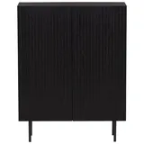 Livetastic Highboard 80 x 103 x 30 cm Schwarz