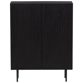 Livetastic Highboard 80 x 103 x 30 cm Schwarz