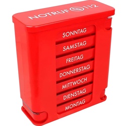 Kerpers Pillendose 7-Tage Rot 1 ST