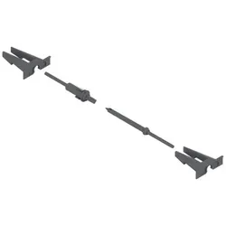 TIP-ON Kupplung und Aufnahme, R7037 staubgrau
