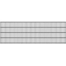 FA-Bausysteme Doppelstabmattenzaun 250 x 83 cm Anthrazit