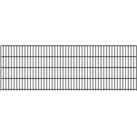 FA-Bausysteme Doppelstabmattenzaun 250 x 83 cm Anthrazit