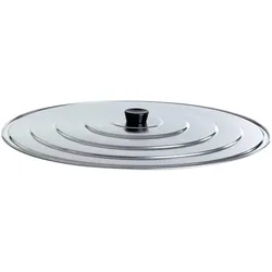 Leichter Aluminiumdeckel mit Abdampfvorrichtung für Pfannen bis Ø 36 cm: Leichter und handlicher Deckel für Pfannen, Ø 32 cm