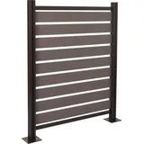 MCW Mülltonnen-Zaun K57 130 x 110 x 6 cm grau