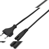Sygonix SY-5043508 Strom Netzkabel Schwarz 5.00m