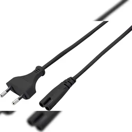Sygonix SY-5043508 Strom Netzkabel Schwarz 5.00m