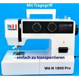 W6 Nähmaschine N 1800 Pro | Schwarz