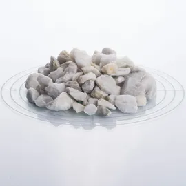Schicker Mineral Marmor Ziersplitt 16-32 mm 25 kg Weiß