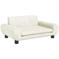 vidaXL Kindersofa Creme 70x45x33 cm Samt