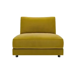 Jette Home Element Einsitzer ohne Armlehne in Feincord Sila , grün , Maße (cm): B: 100 H: 85 T: 127.0