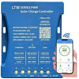 Y&H 30A Solarladeregler 12V/24V/36V PV Max. 80V WIFI Bluetooth-Kommunikation Solarpanel-Regler Intelligent für Blei-Säure- und LiFePO4-Batterien