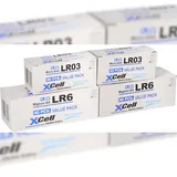 XCell 160 Batterien 80x XCell LR03 Micro AAA + 80x XCell LR6 Mignon AA