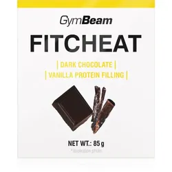 GymBeam Fitcheat Protein Chocolate Protein-Schokolade Geschmack Dark Chocolate & Vanilla 85 g