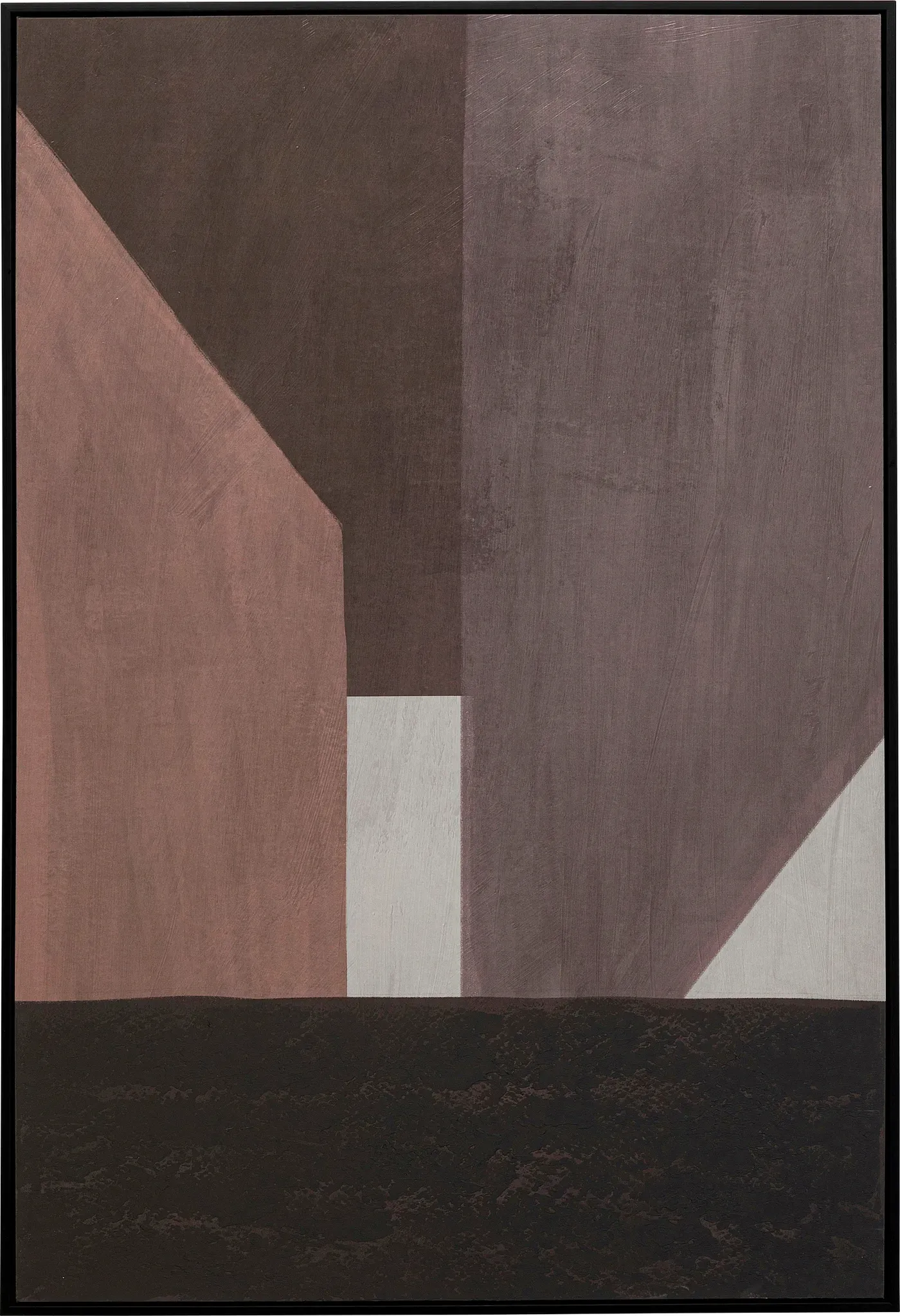 Leinwandbild KARE DESIGN "Leinwandbild Allegro Shades", grau (farbe bild(er): taupe), B:73cm H:113cm T:4,3cm, Bilder